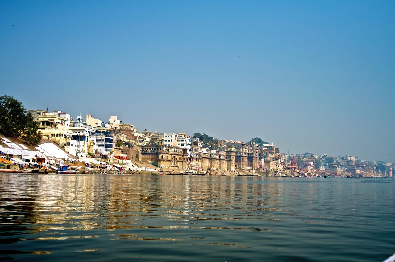 varanasi, river, india, religion, travel, holy, ganga, culture, benares, ghat, religious, nature, spiritual, sun, blue river, blue culture